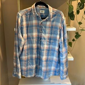 Marine Layer men’s flannel shirt size large